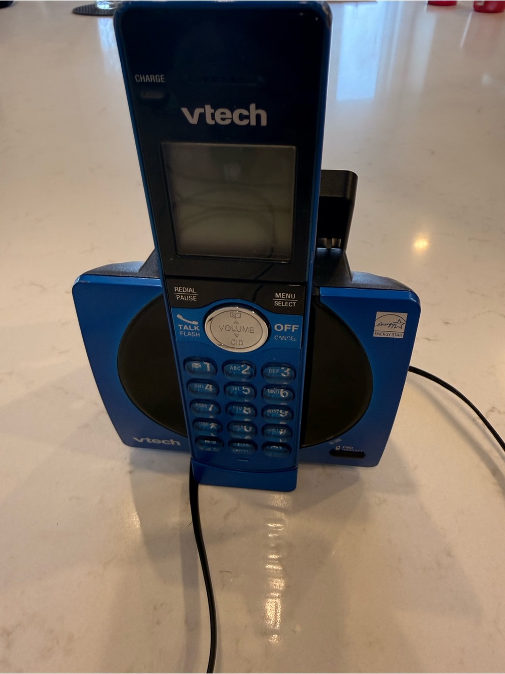 VTech Blue Cordless Phone with Base